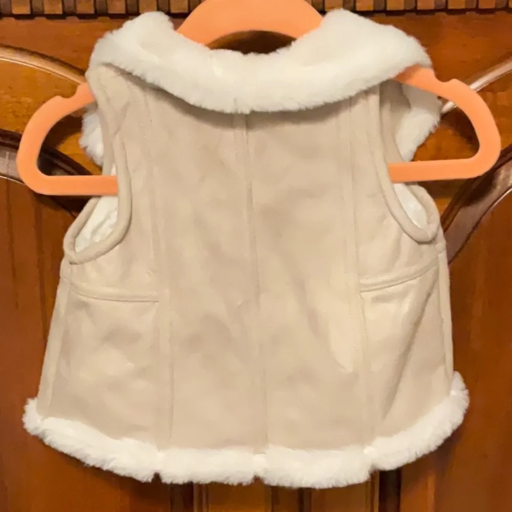 Lilly Wicket Faux Suede Vest 12 M Western Cowgirl Glam Cozy Cabin Core Boho Chic